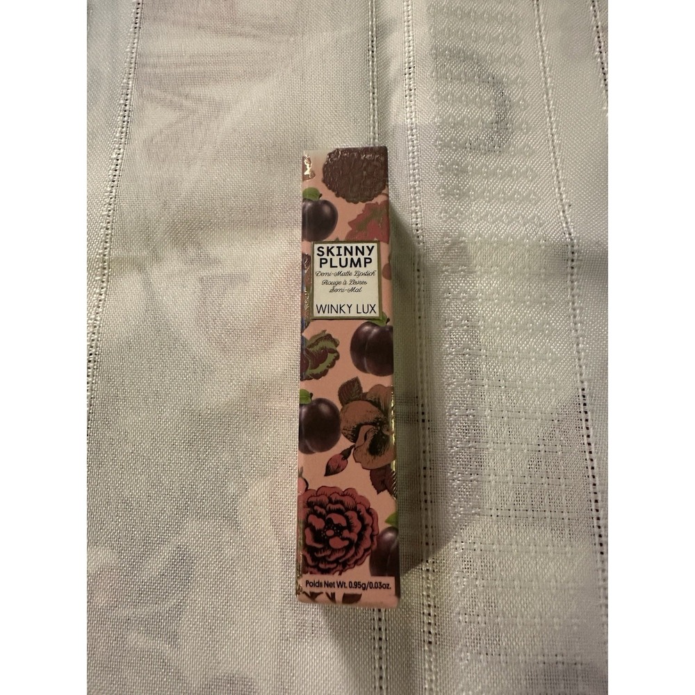 Winky Lux Skinny Plump Demi-Matte Lipstick In Rose Hotel 0.95g New In Box Sealed